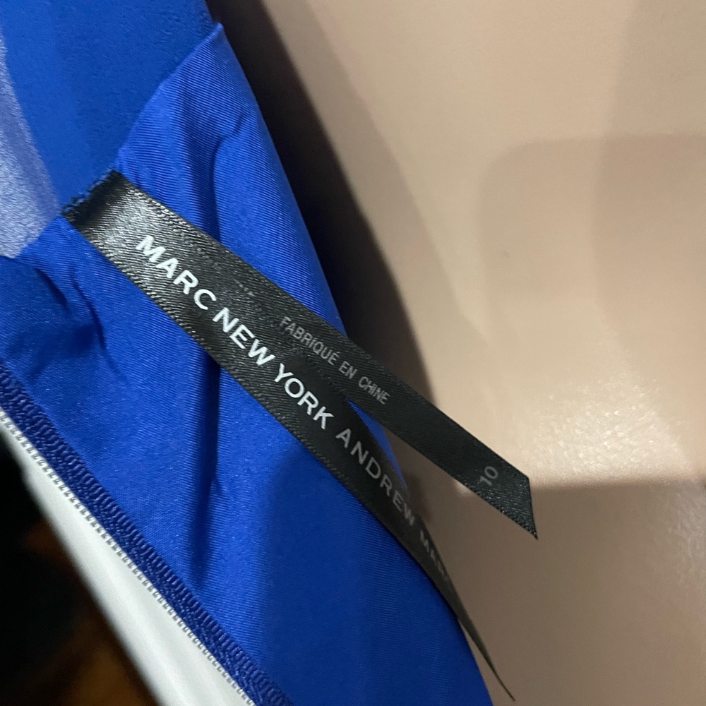 Andrew Marc Womens electric Blue Sheath Dress. NWT - Picture 7 of 8